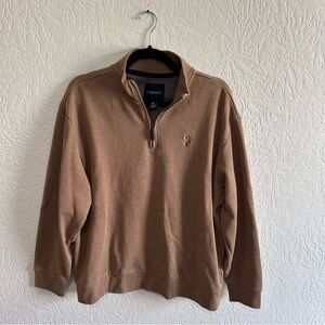 U.S. Polo Assn. Men’s Tan Zip-Up Sweater Size X-Large